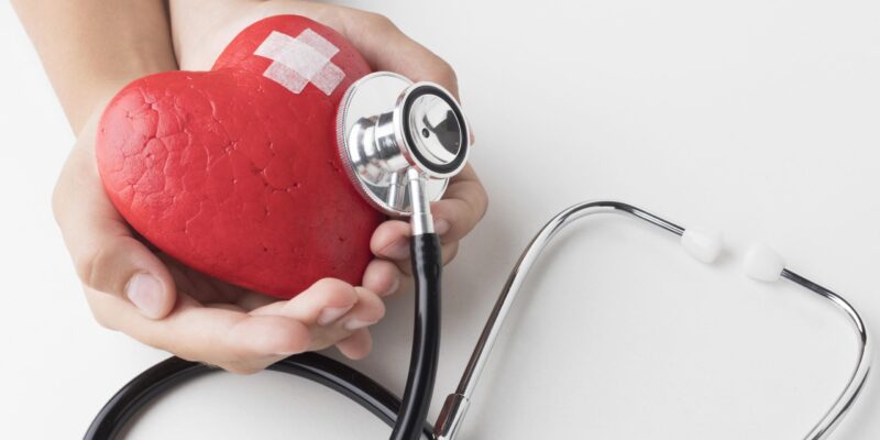 top-view-world-heart-day-concept-with-stethoscope